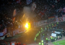 Derby: Crvena Zvezda Belgrade - Partizan Belgrade. 2017-03-04