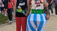 D: Austria Fans in Dusseldorf. 2024-06-17