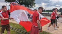 D: Austria Fans in Dusseldorf. 2024-06-17