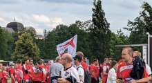 D: Austria Fans in Dusseldorf. 2024-06-17