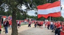 D: Austria Fans in Dusseldorf. 2024-06-17
