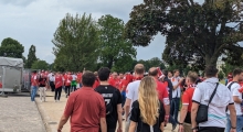 D: Austria Fans in Dusseldorf. 2024-06-17