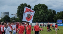 D: Austria Fans in Dusseldorf. 2024-06-17
