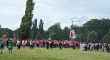 D: Austria Fans in Dusseldorf. 2024-06-17