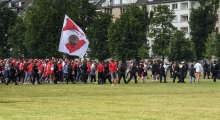 D: Austria Fans in Dusseldorf. 2024-06-17