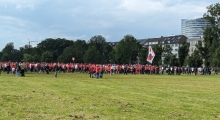 D: Austria Fans in Dusseldorf. 2024-06-17