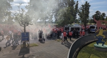 D: Austria Fans in Dusseldorf. 2024-06-17