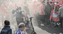 D: Austria Fans in Dusseldorf. 2024-06-17