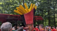 Belgium fans in Cologne. 2024-06-22