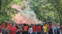 Belgium fans in Cologne. 2024-06-22