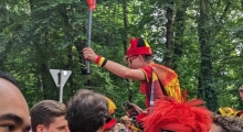 Belgium fans in Cologne. 2024-06-22