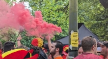 Belgium fans in Cologne. 2024-06-22