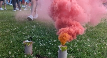 D: Albania fans in Dusseldorf. 2024-06-24