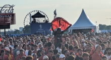 D: Albania fans in Dusseldorf. 2024-06-24