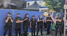 D: Albania fans in Dusseldorf. 2024-06-24